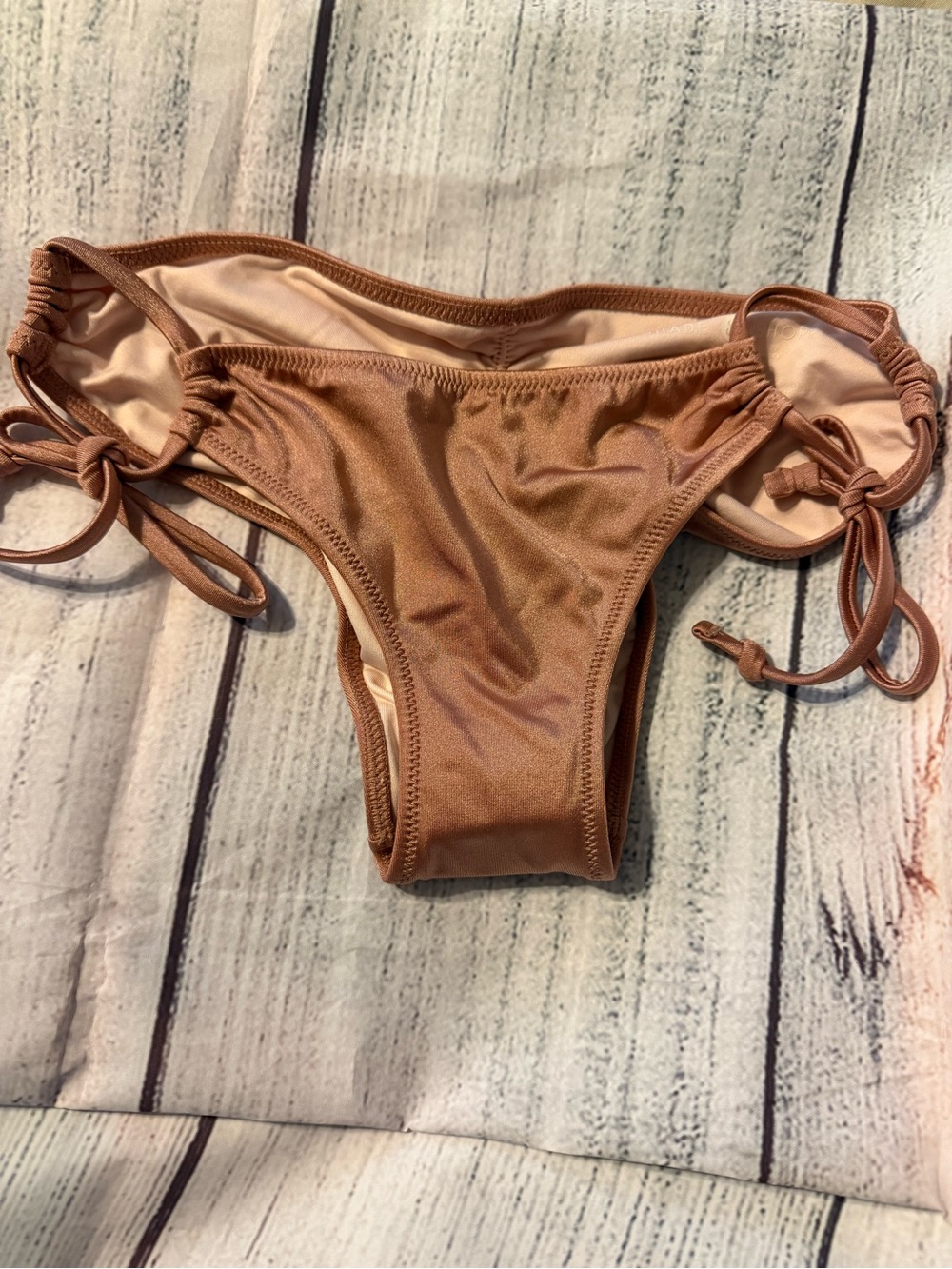 Shade & Shore Copper-Tone Bikini Bottom